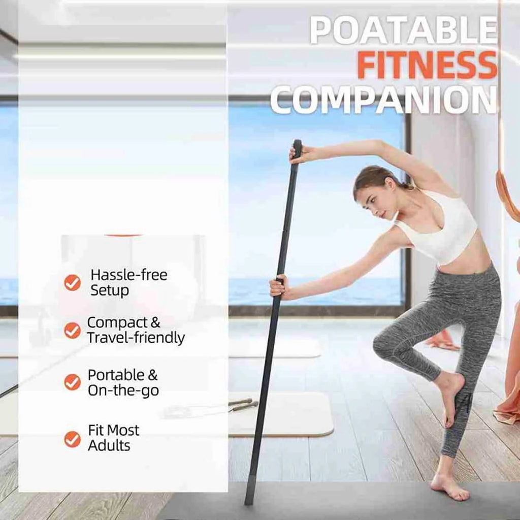 Adjustable Yoga Stretch Stick (5 ft)