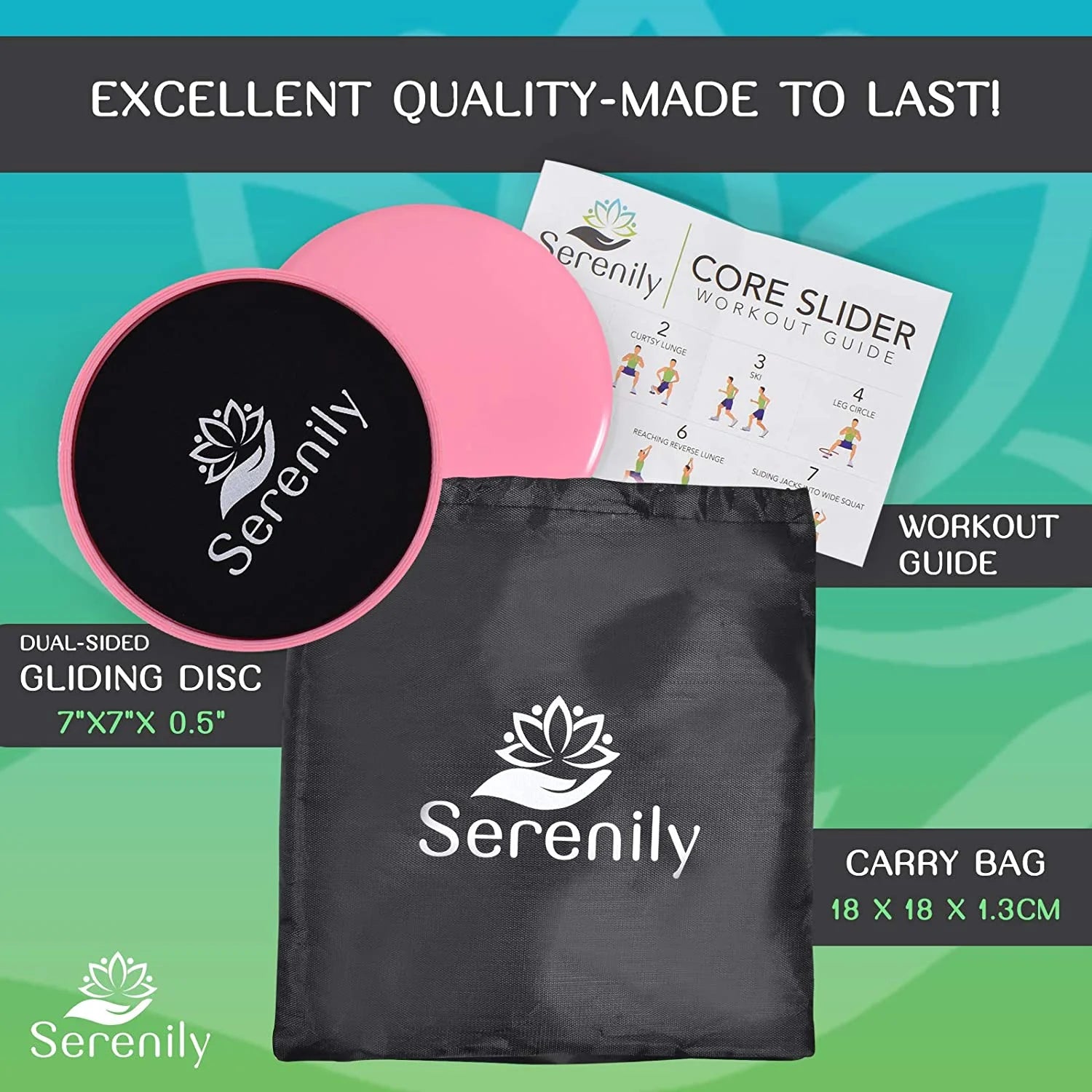 Dual-Sided Core Exercise Sliders