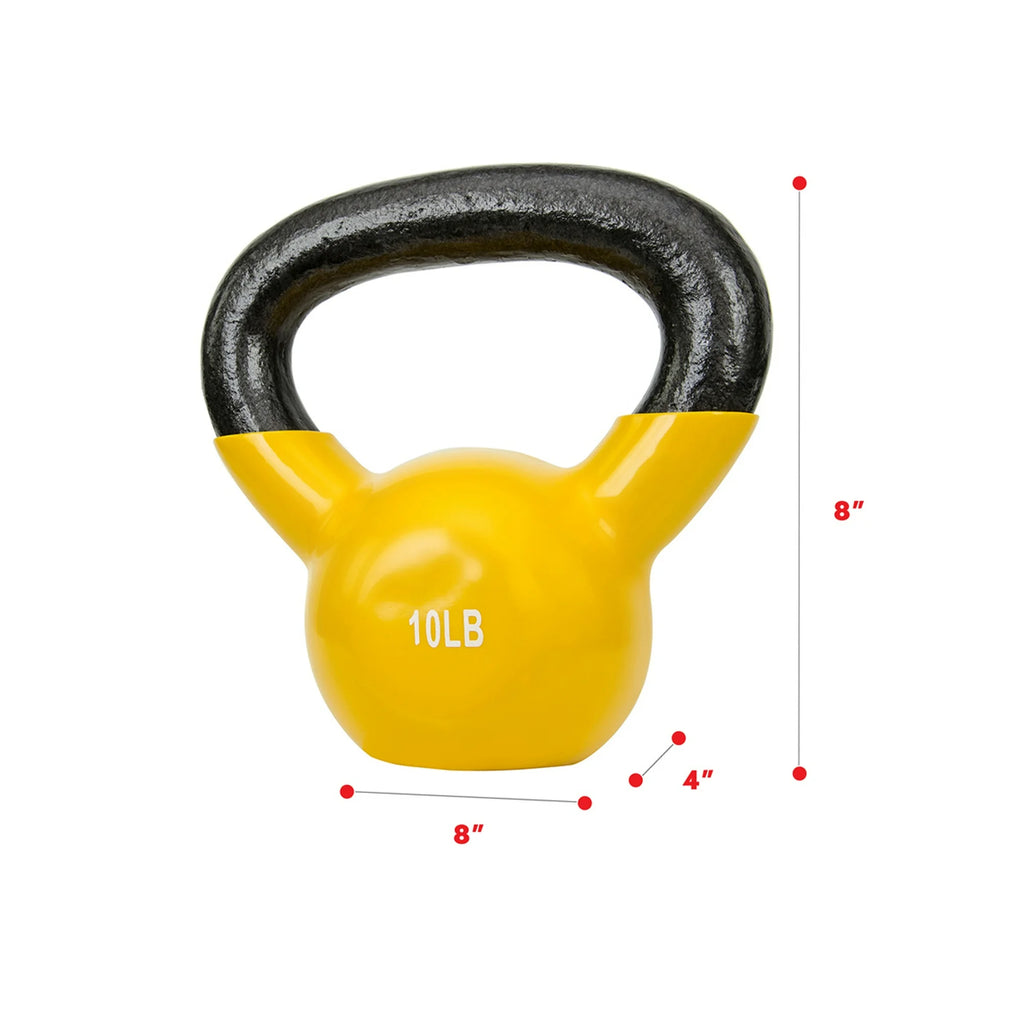 Vinyl-Coated Kettlebell (10 lb)