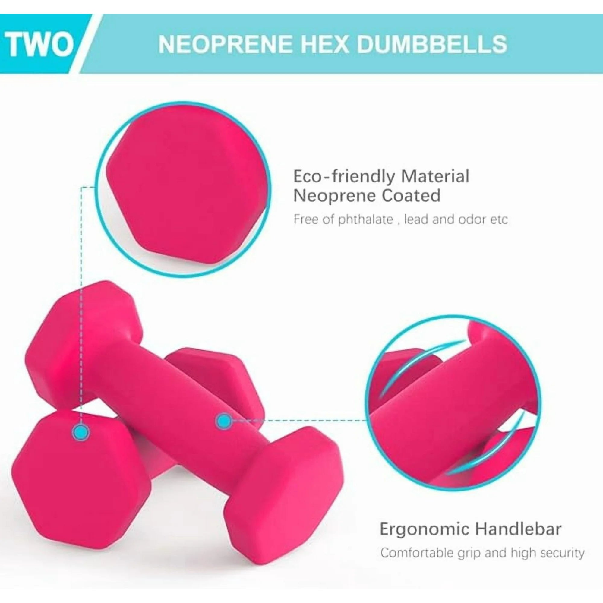 Neoprene Hand Weights (1 lb Pair)